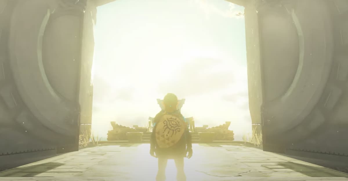 Screenshot from title announcement trailer of Legend Of Zelda: Tears Of The Kingdom