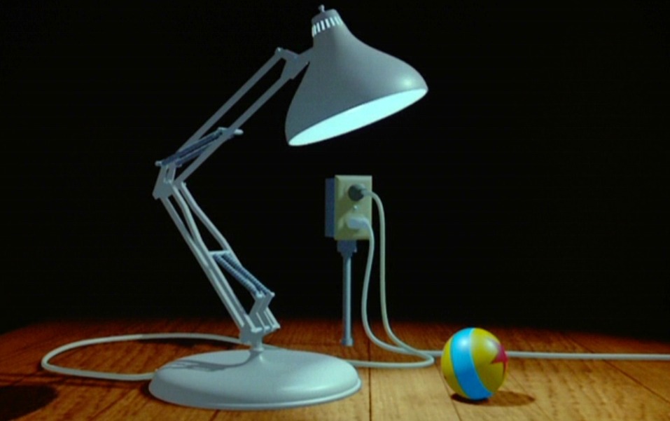 Still From Pixar's Luxo Jr.