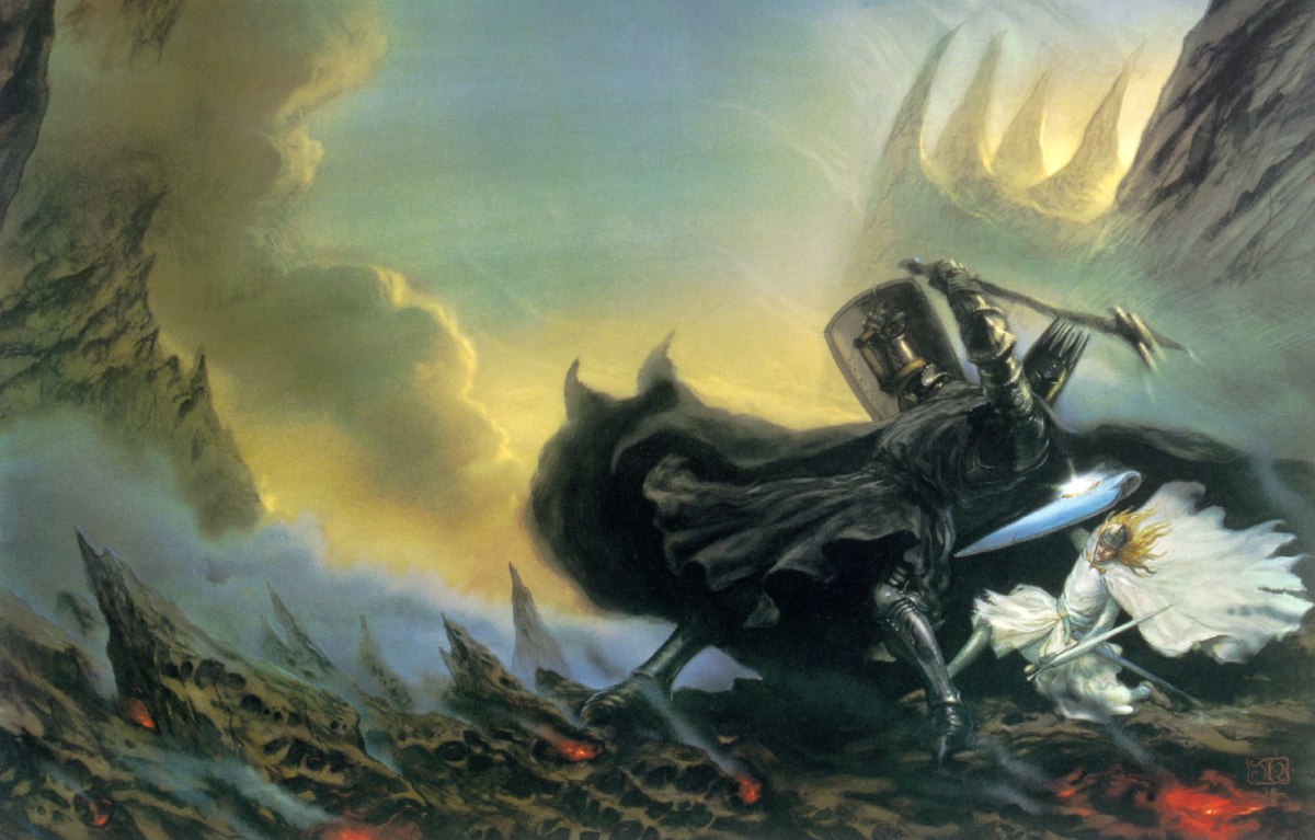 Morgoth painting by John Howe