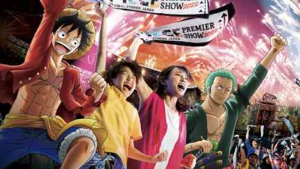 Promotional Image for the One Piece Premier Show at Universal Studios Japan