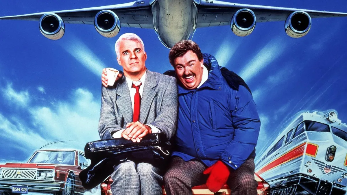 Steve Martin & John Candy in 'Planes, Trains and Automobiles'