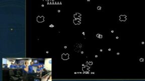 Meme image of Nasa reacting to Atari's Asteroid game. Image: CSPAN, Atari, & Alyssa Shotwell.
