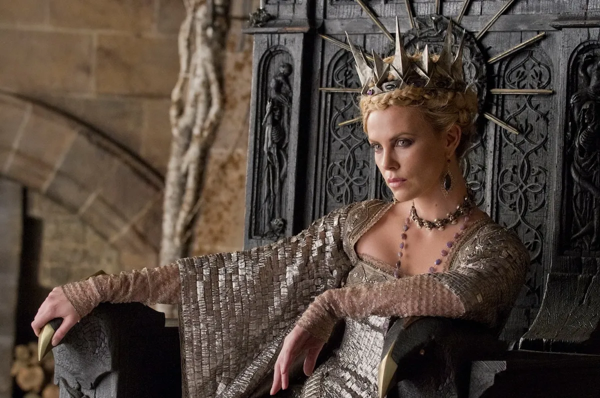 Charlize Theron as the Queen in Snow White and the Huntress
