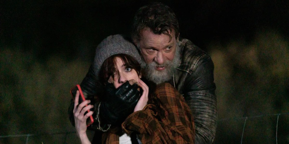 elliot trying to keep flynn quiet in Slayers 