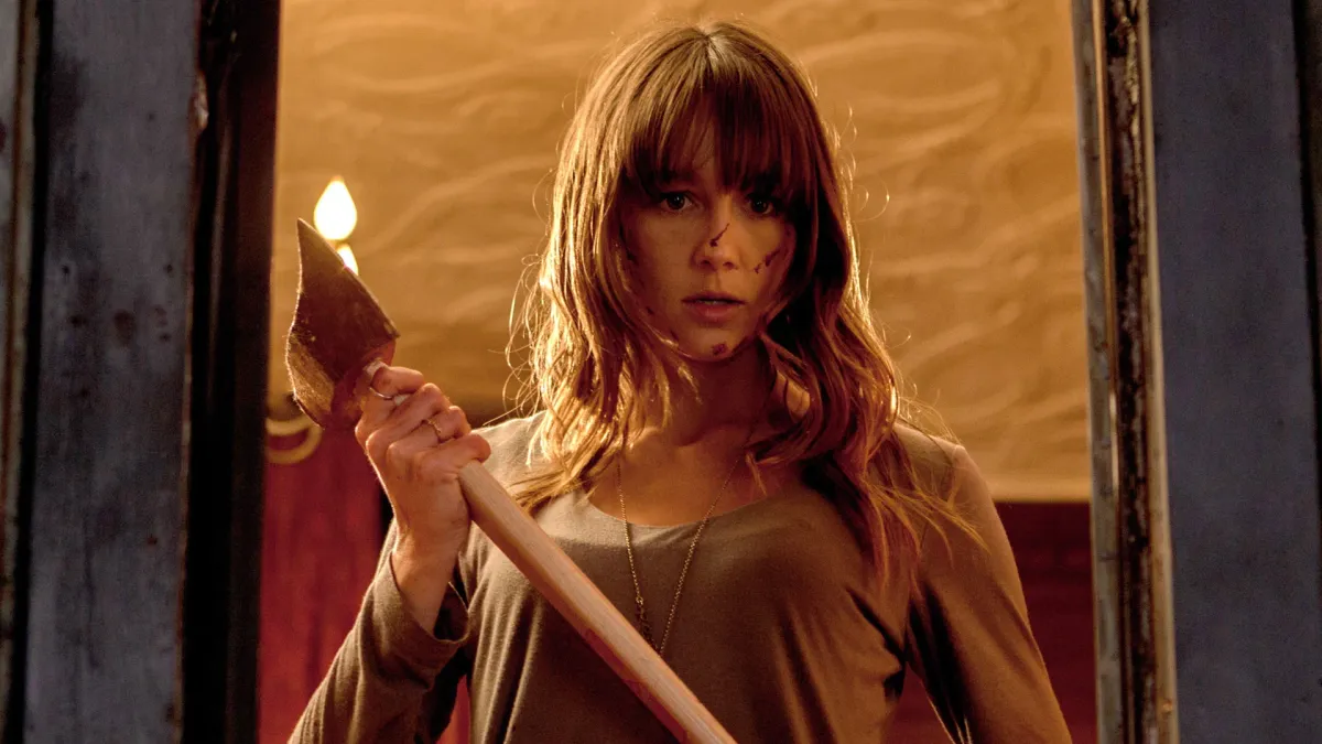 erin holding an axe in You're Next