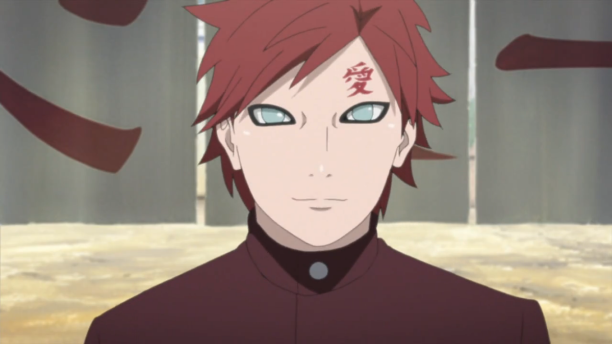 Gaara in the anime series 'Naruto Shippuden'