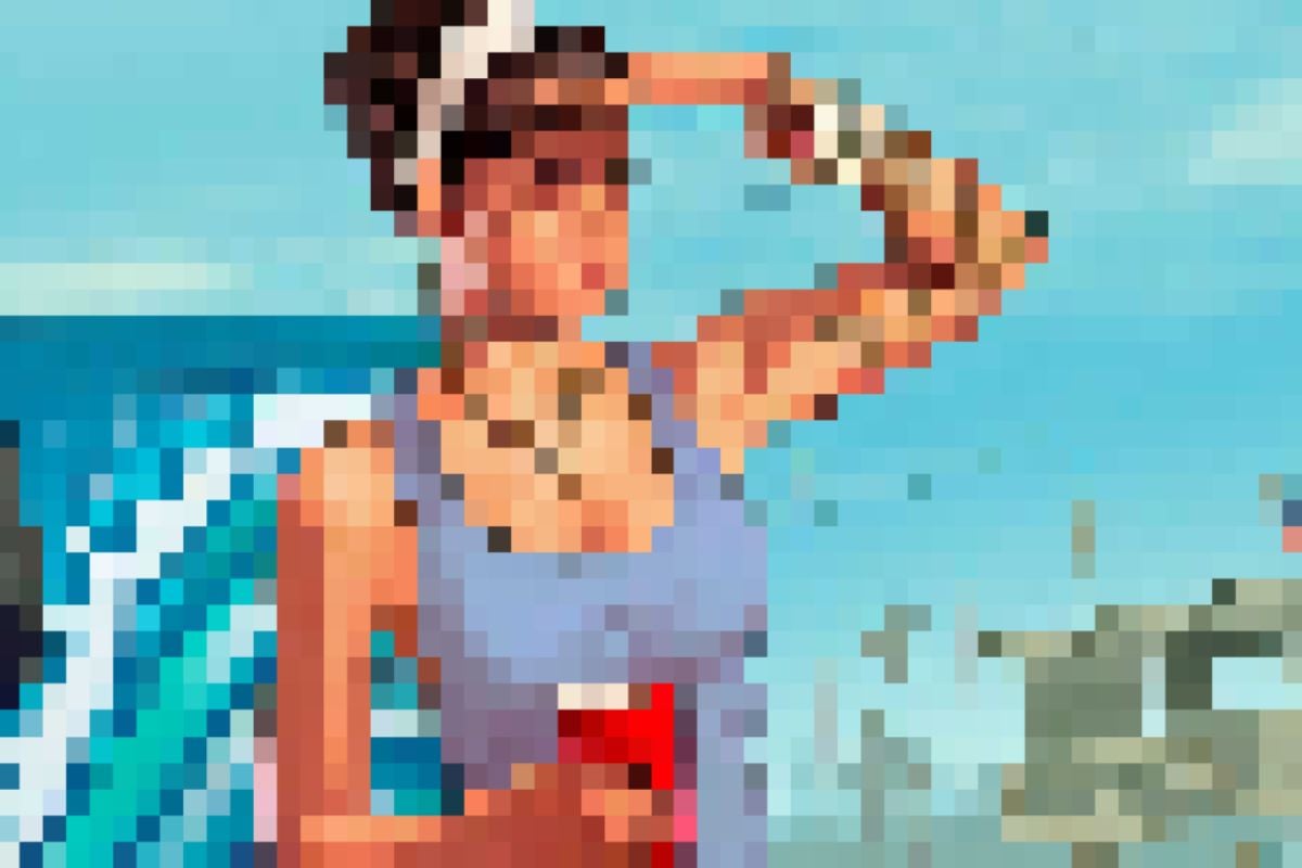 Leaked image from GTA VI, but pixelated.Image: rock star