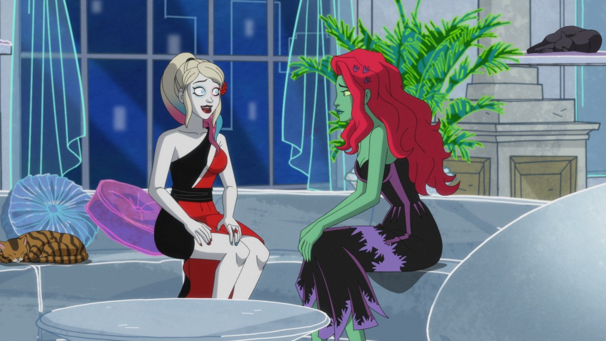 harley quinn and poison ivy in season 3 of 'Harley Quinn'.