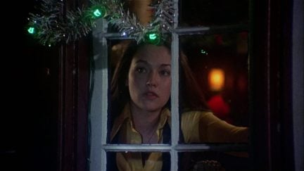 jess staring out the window in Black Christmas