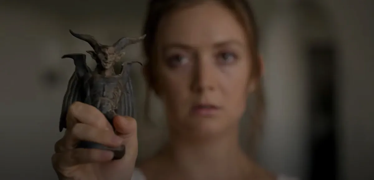 liv holding the totem in American Horror Stories s1 ep: BA'AL