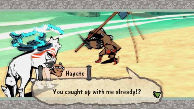 Okami game screenshot.