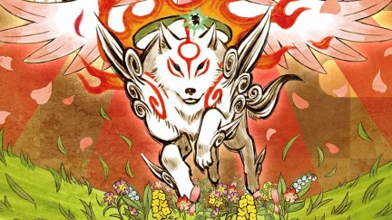Amaterasu and Issun from Okami