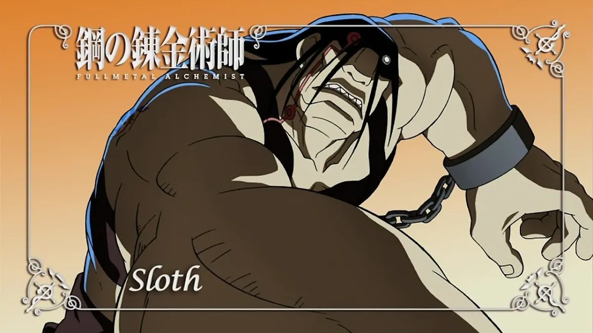 sloth in Fullmetal Alchemist: Brotherhood