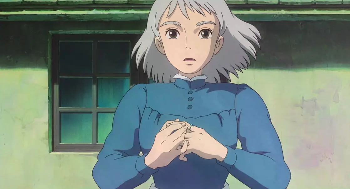 Sophie from 'Howl's Moving Castle' looking surprised 