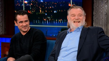 Colin Farrell and Brendan Gleeson on Colbert