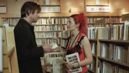 Joel and Clementine at the bookstore