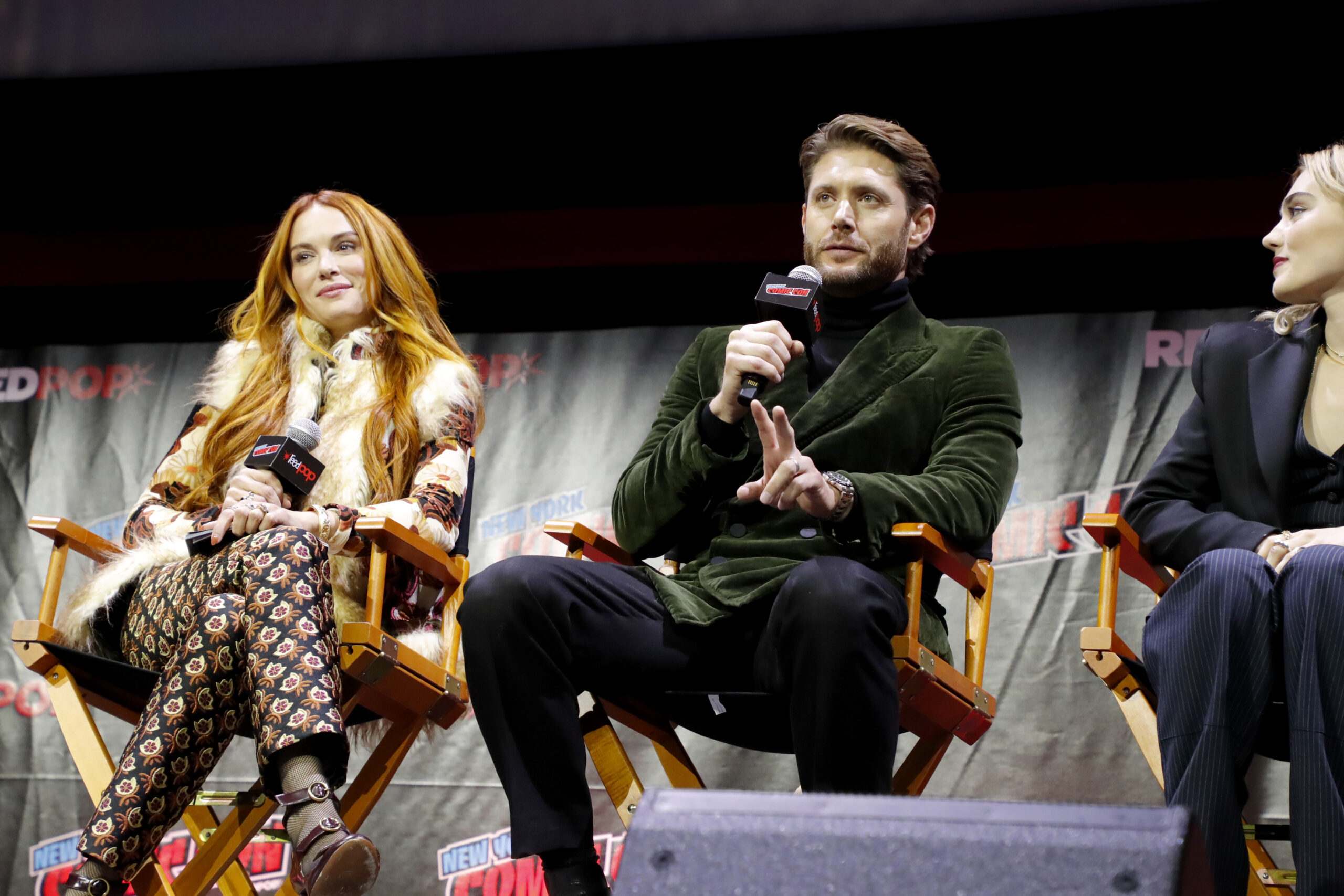 Jensen Ackles and Danneel Harris at New York Comic Con