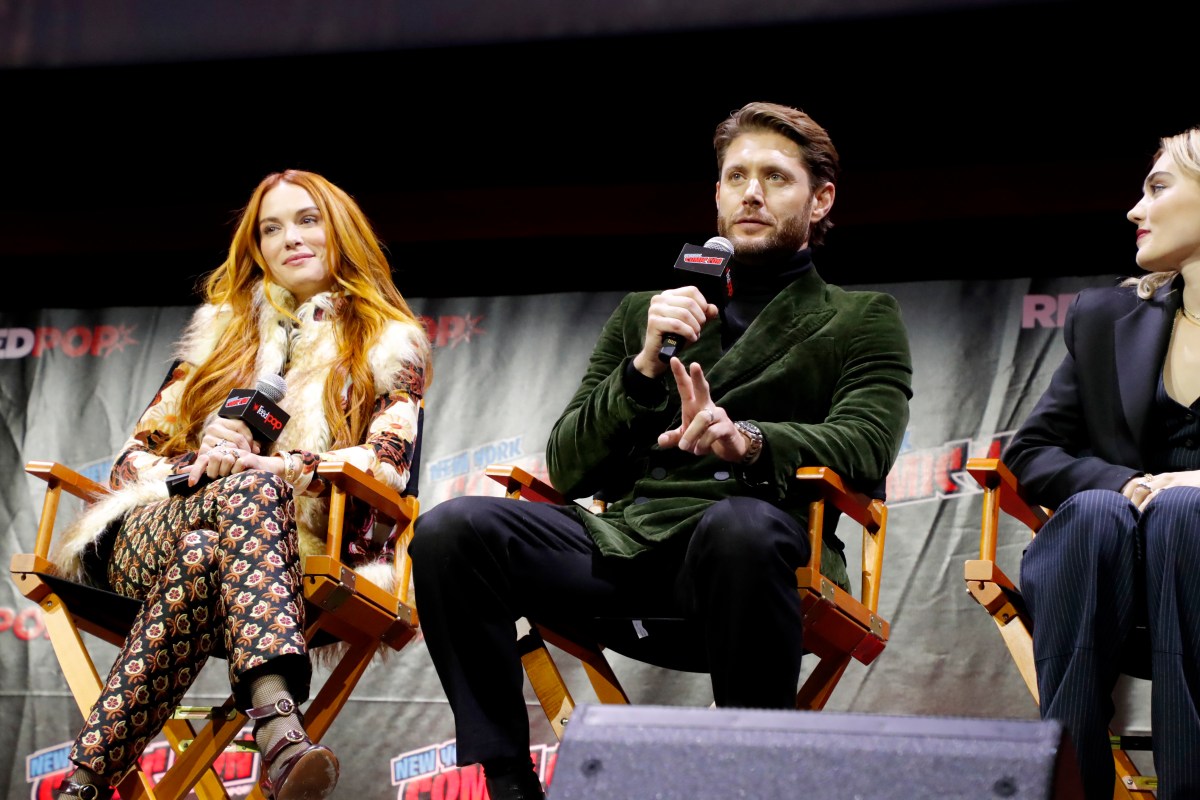 Jensen Ackles and Danneel Harris at New York Comic Con