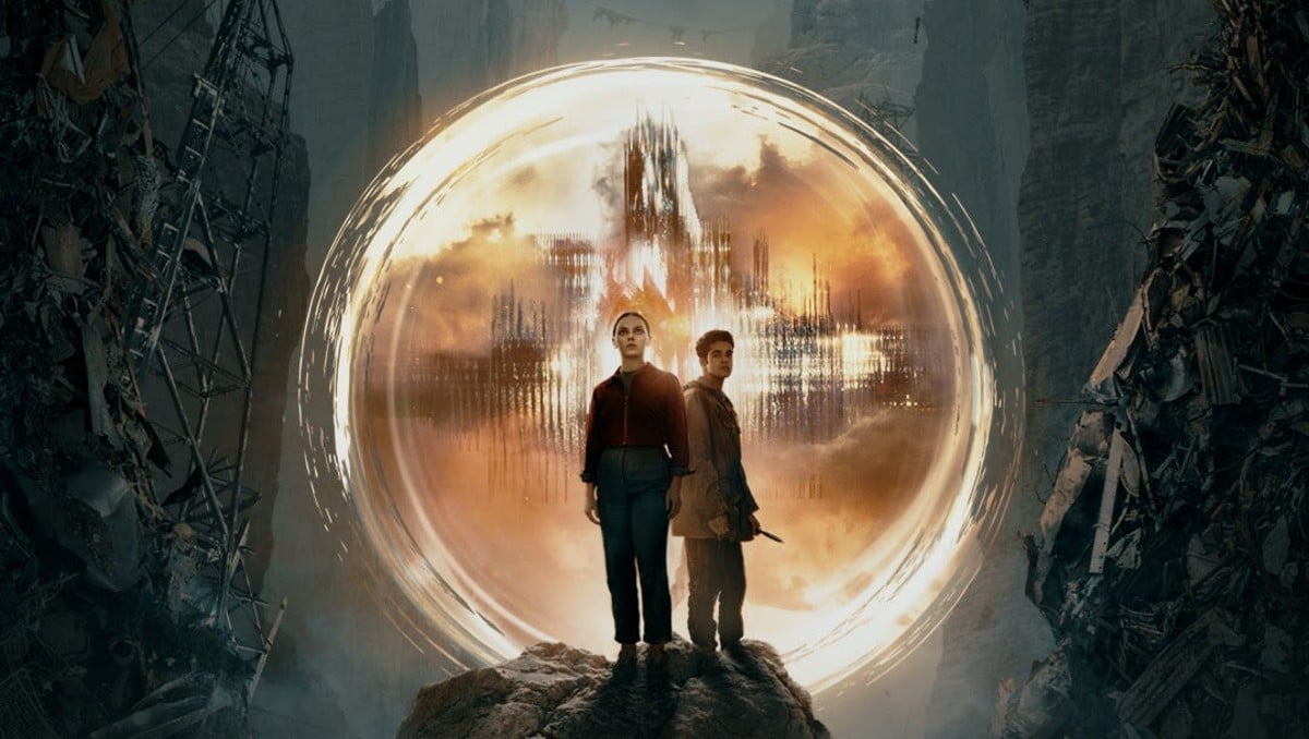 Lyra and Will in key art for 'His Dark Materials'