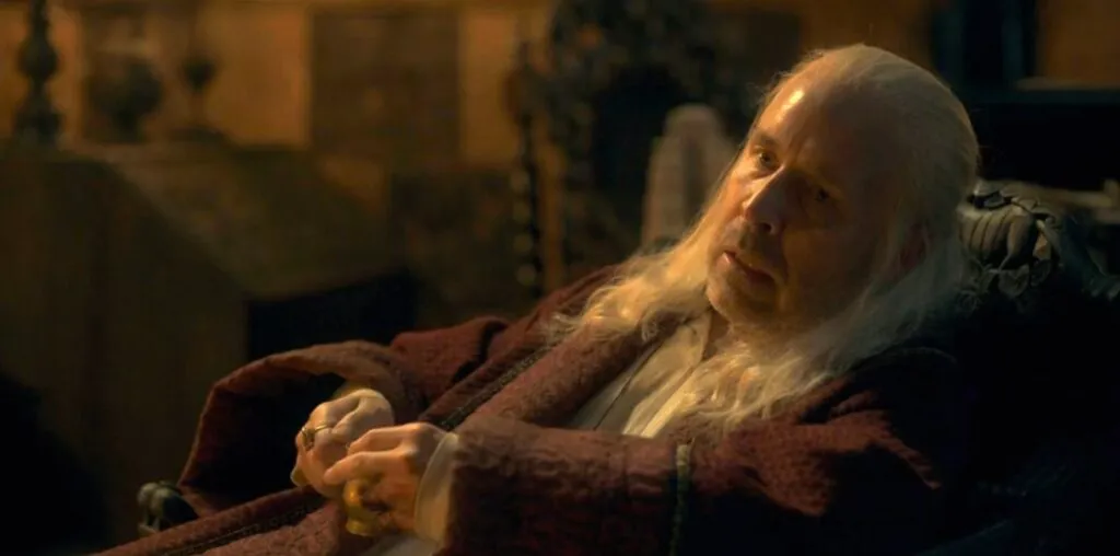 A picture of Paddy Considine in House of the Dragon in the role of King Viserys I
