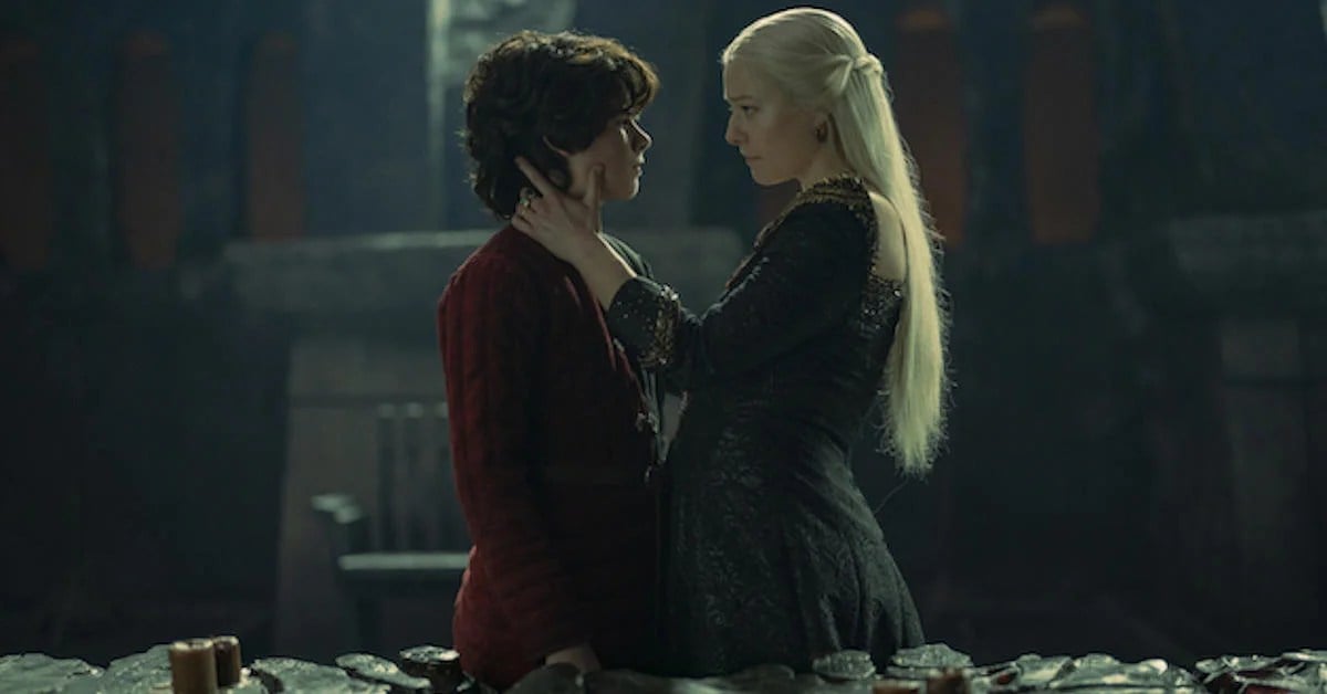 Rhaenyra and Lucerys Targaryen in House of the Dragon