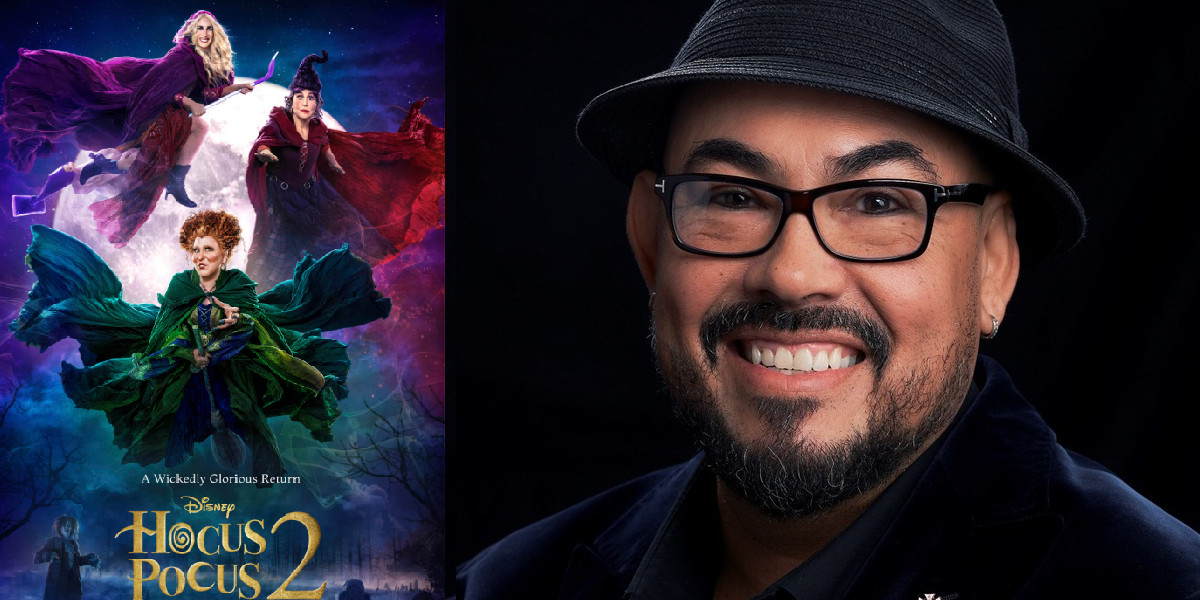 Salvadar Perez Jr Headshot and Hocus Pocus 2 Poster