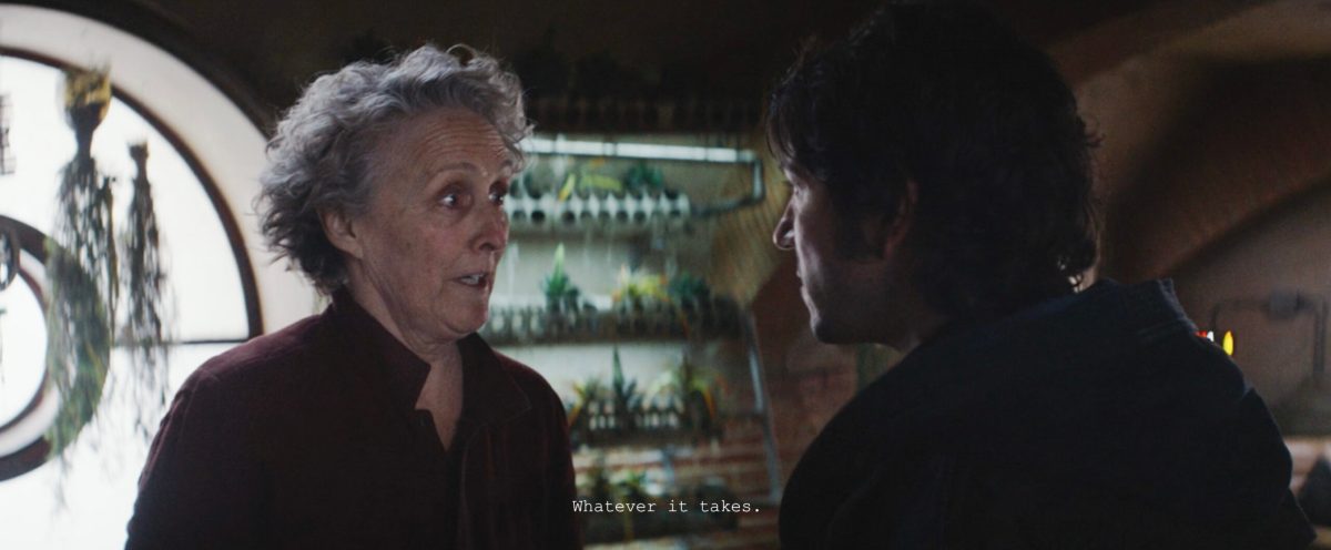 Maarva and Cassian talking in Andor