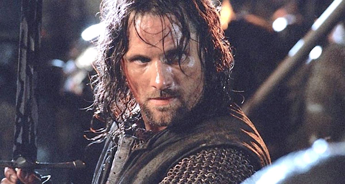 Viggo Mortenson as Aragorn in Lord of the Rings