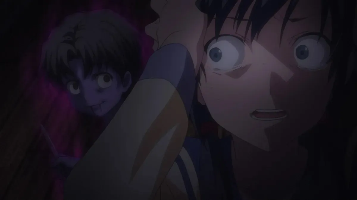 A terrified high schooler is stalked boy a ghostly child in "Corpse Party: Tortured Souls"