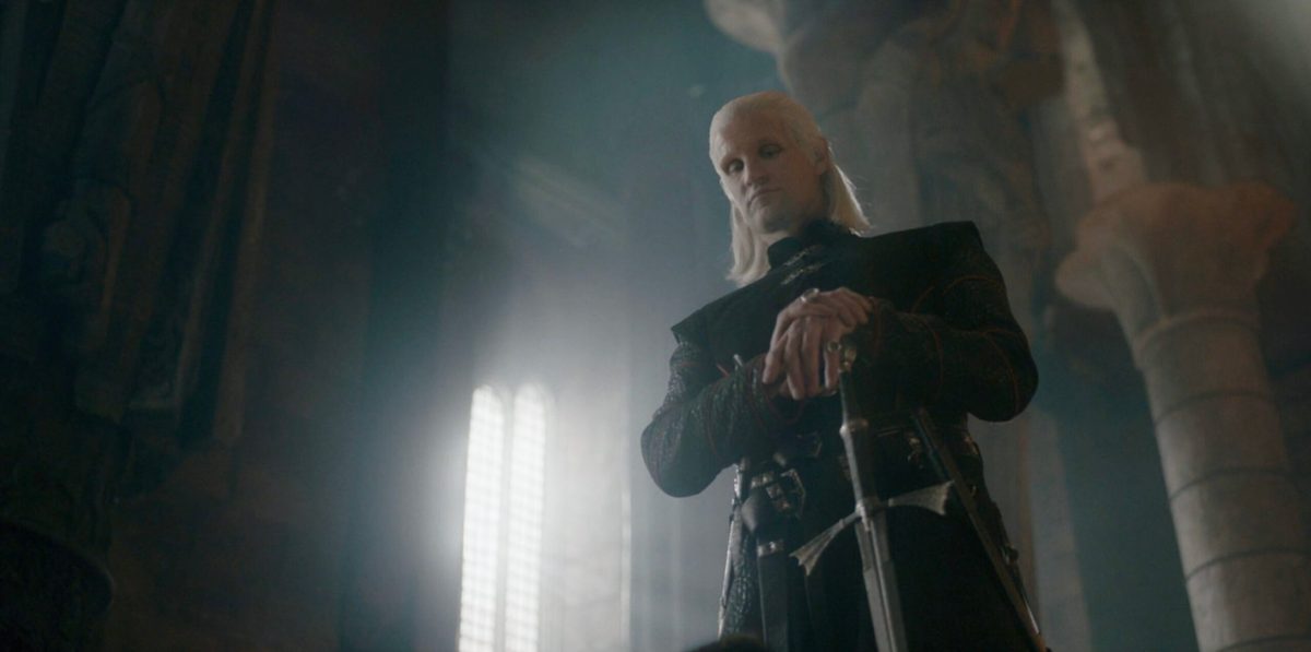 daemon standing with a sword in house of the dragon