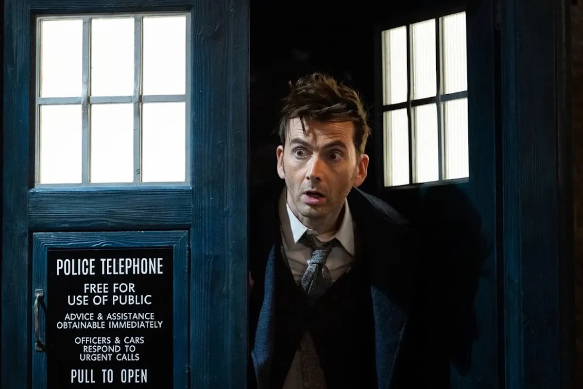 David Tennant regenerates as the Doctor on 'Doctor Who'