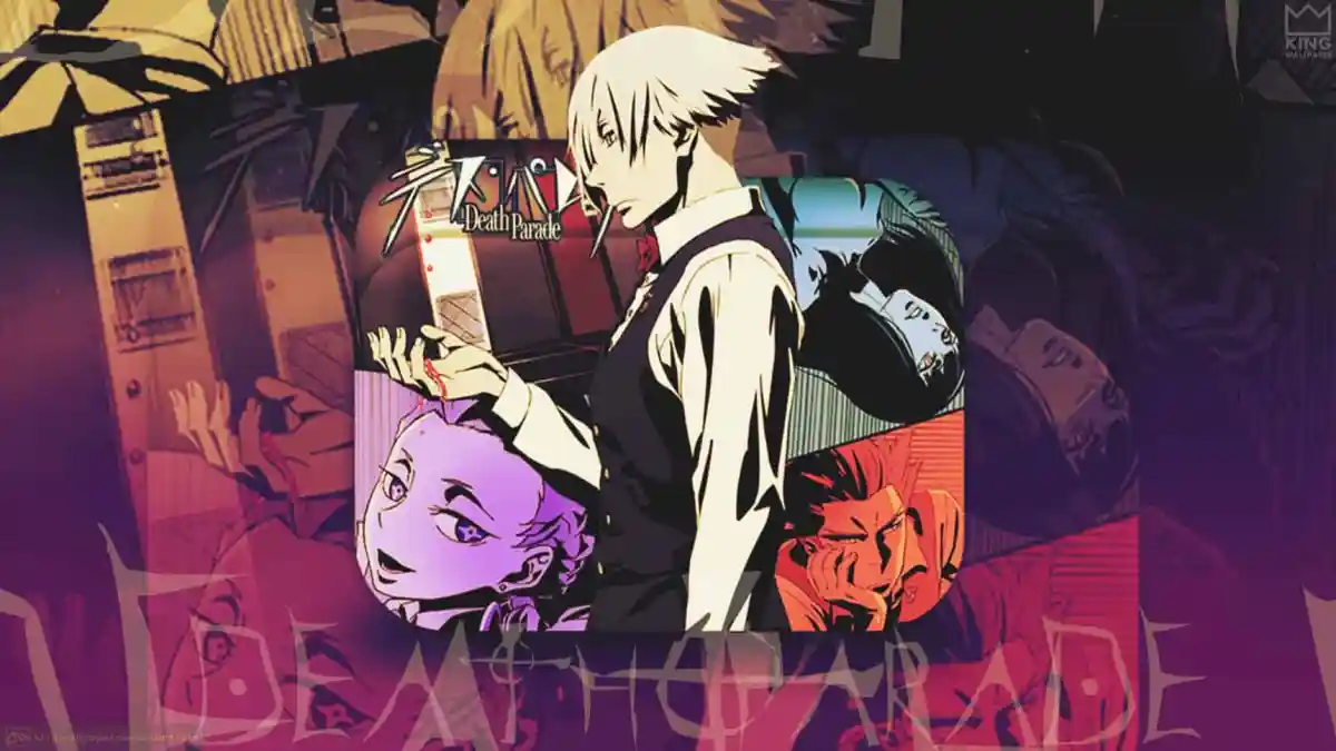 Death Parade artwork featuring characters from the anime