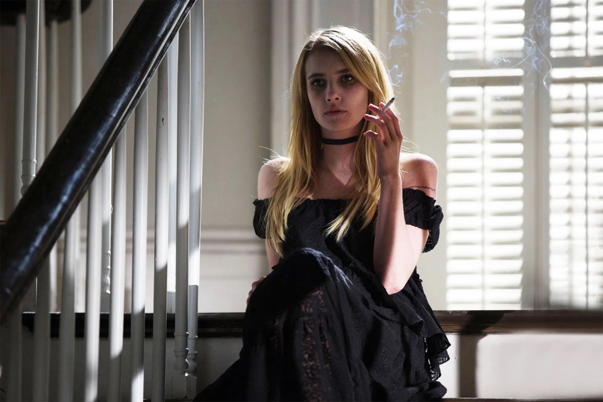 Emma Roberts' Madison smokes in AHS: Coven