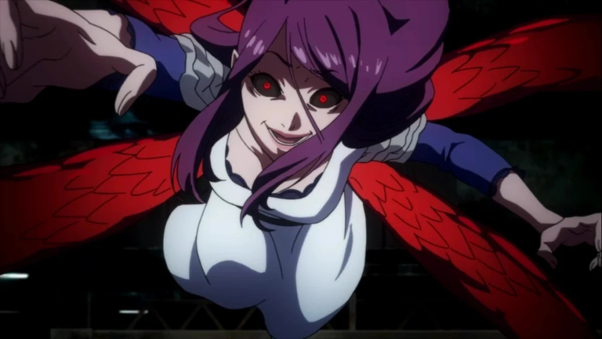 Rize Kamishiro from Tokyo Ghoul ready for seconds