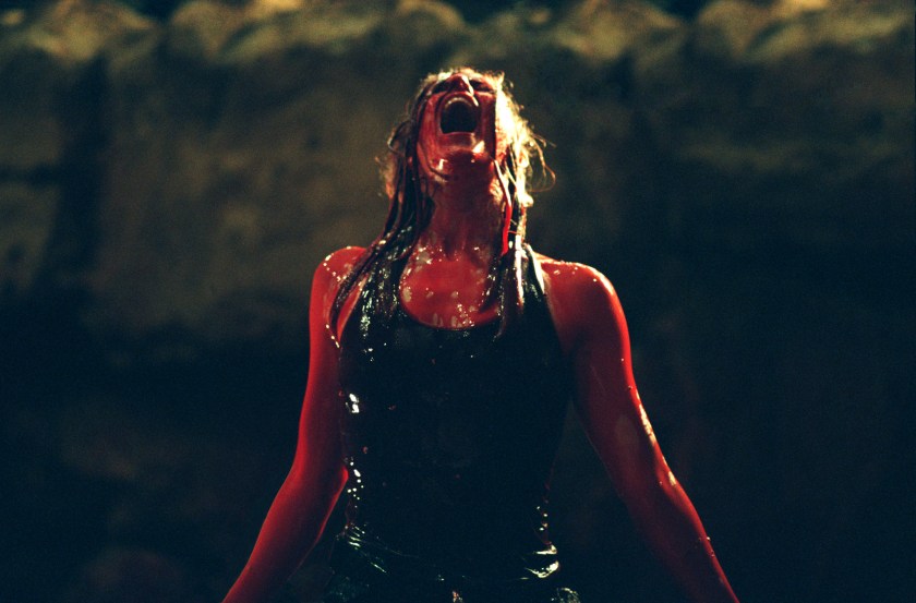 sarah screaming in The Descent