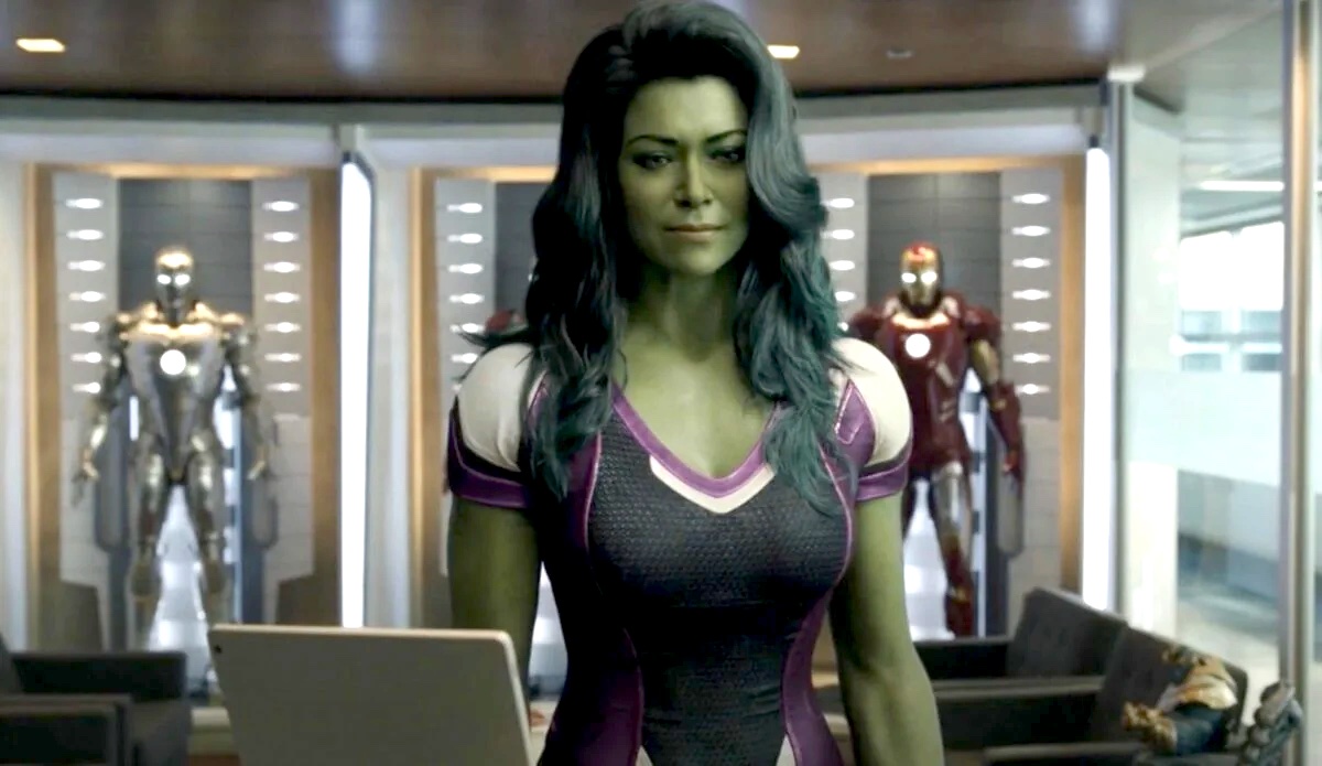 She-Hulk in Disney+'s She-Hulk: Attorney at Law finale.