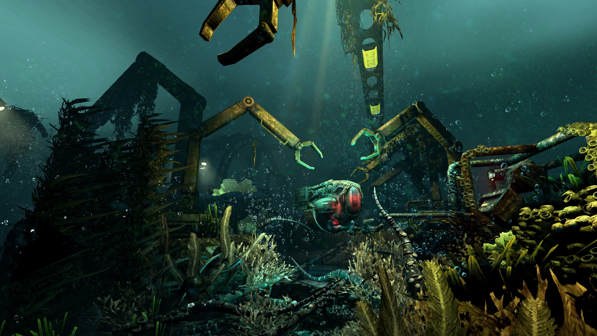 One of SOMA's spooky underwater landscapes