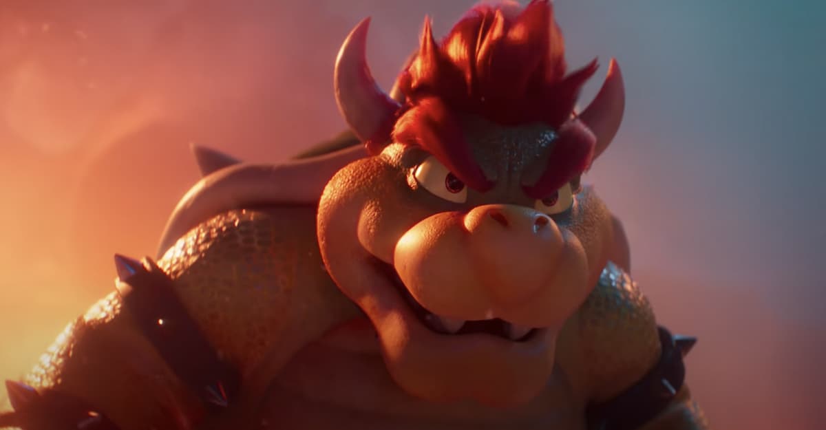 Bowser in the first trailer for the Super Mario Bros. Movie