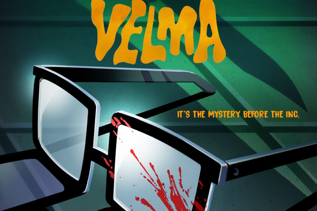 Velma poster with bloody glasses. Image: HBO Max.