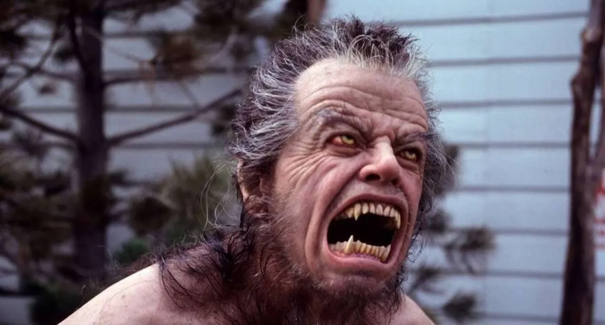 A half man/half wolf monster roars and bares its fangs in "Wolf"
