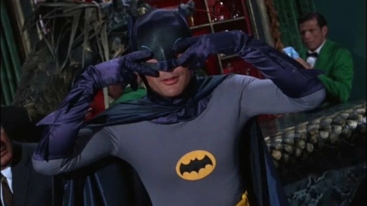 Adam West as Batman in 1966 Batman series