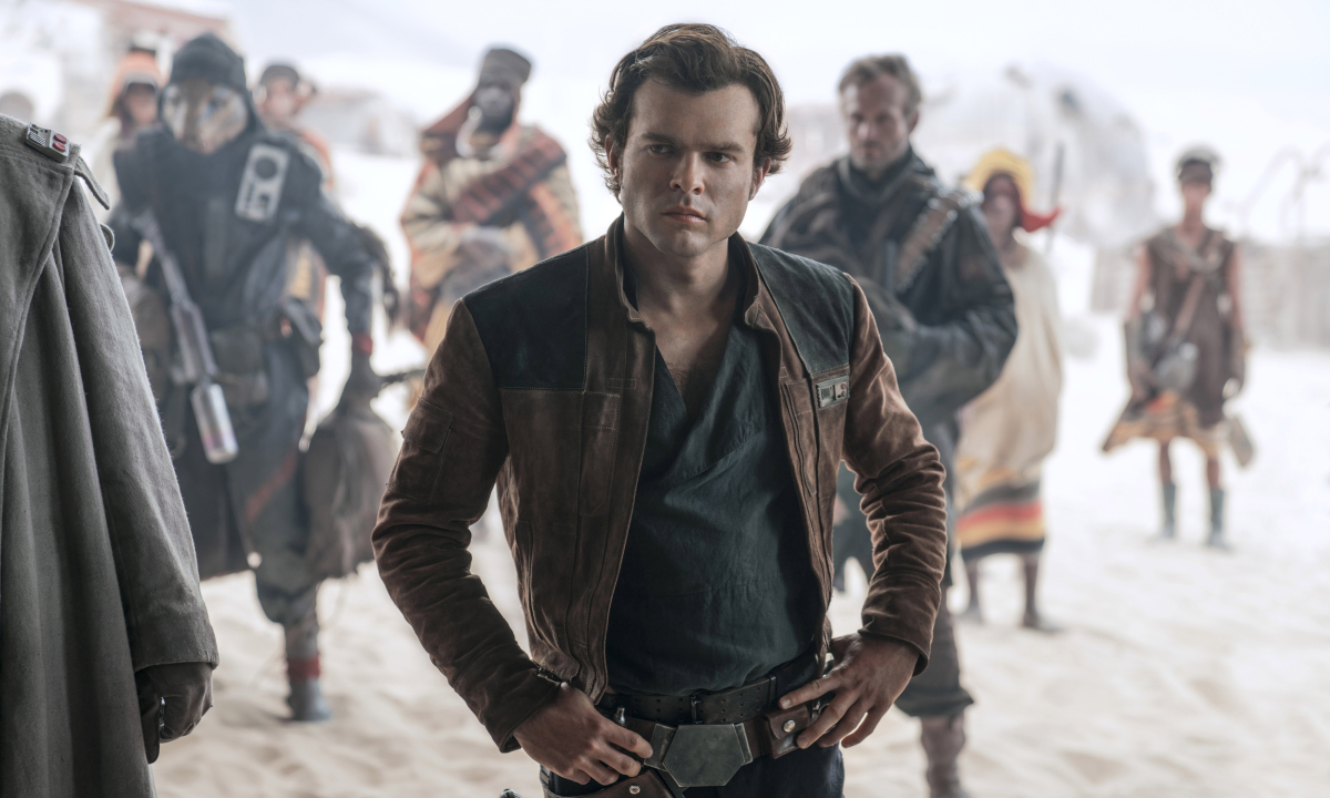 Alden Ehrenreich as Han Solo in 'Solo: A Star Wars Story'