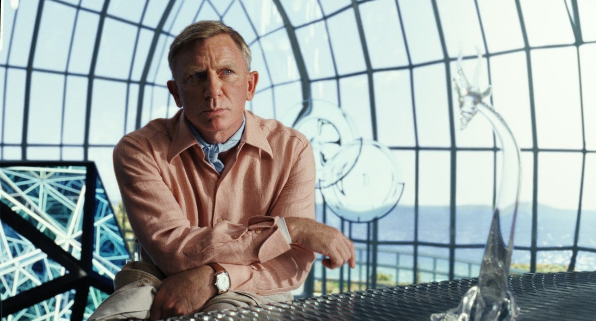 Daniel Craig as Detective Benoit Blanc in Glass Onion: A Knives Out Mystery