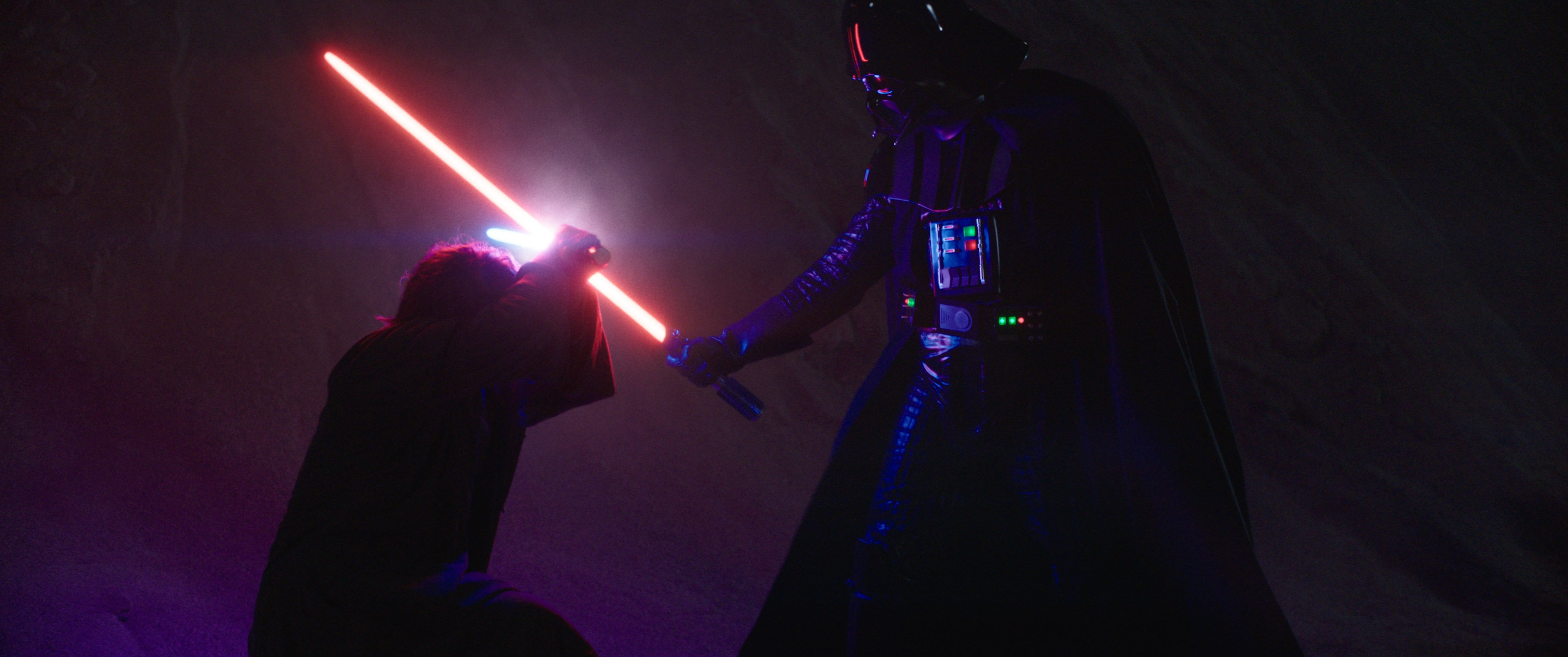 Obi-Wan Kenobi and Darth Vader reprise their lightsaber duel in the Obi-Wan Star Wars series