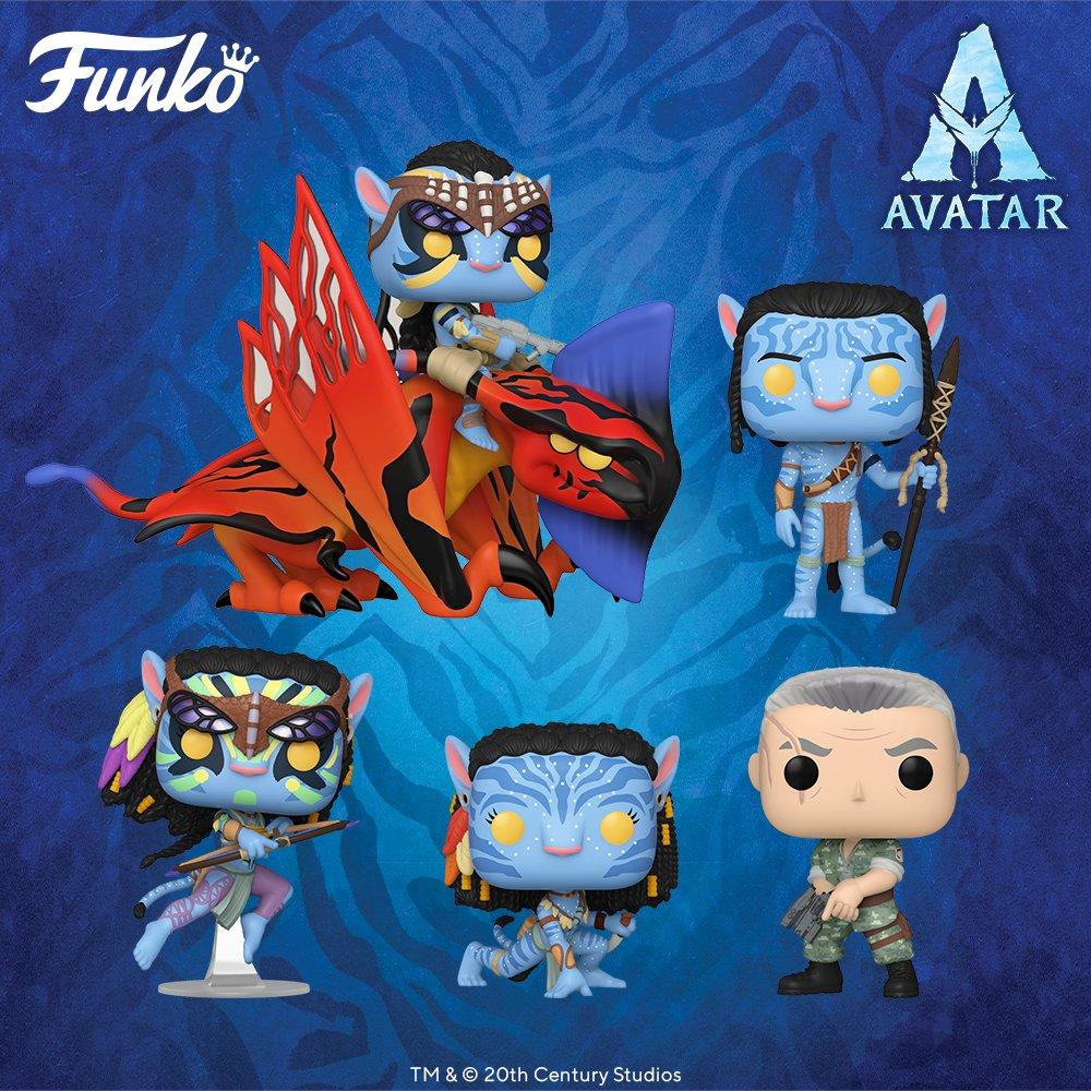 The figurines of Funko's collection dedicated to James Cameron's Avatar