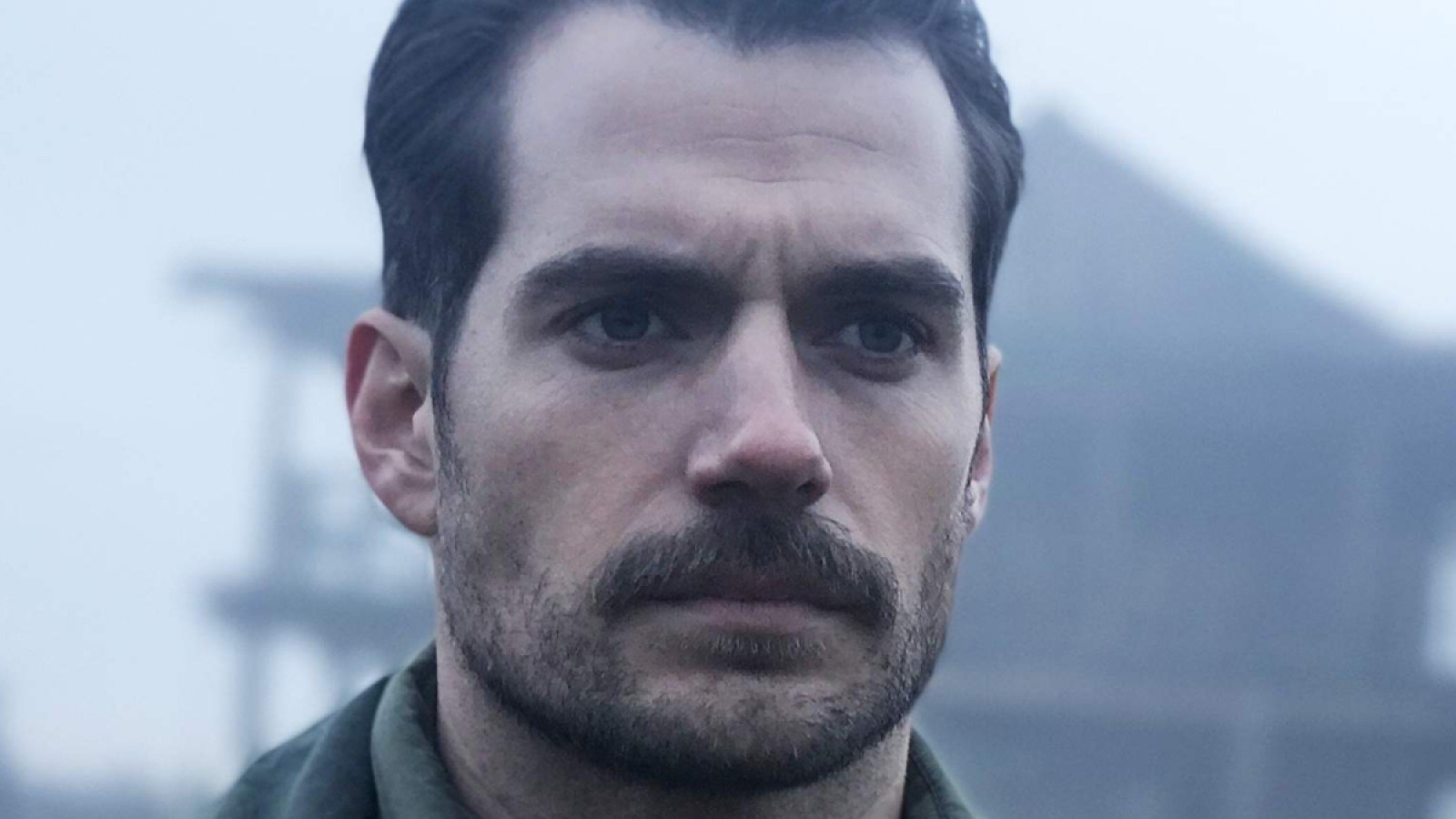Henry Cavill sporting a mustache in 'Mission: Impossible - Fallout'