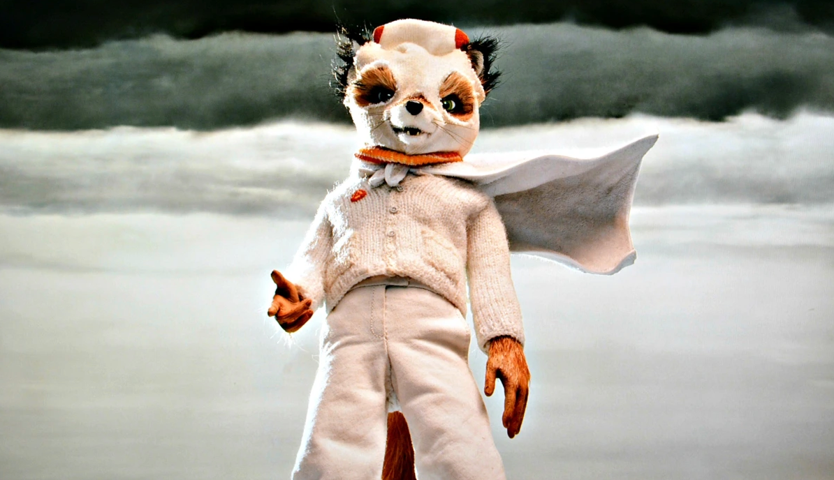 Ash with his mask and cape on in The Fantastic Mr Fox