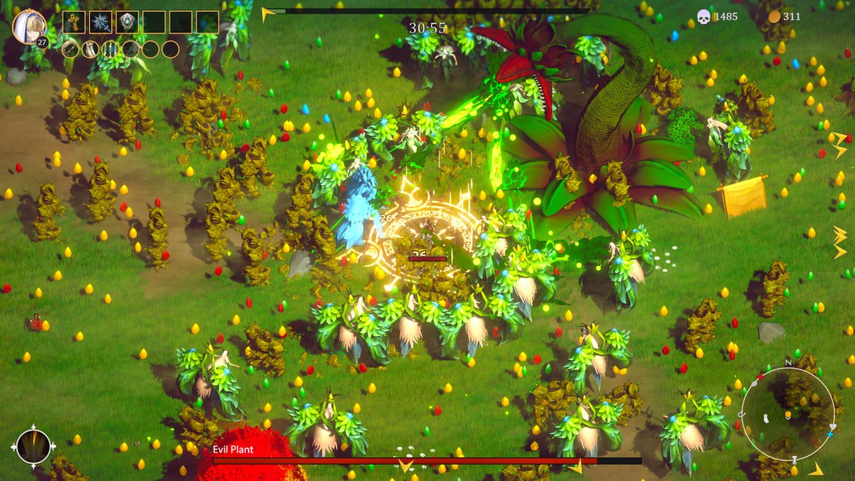 A gameplay segment from Sexy Mystic Survivors.