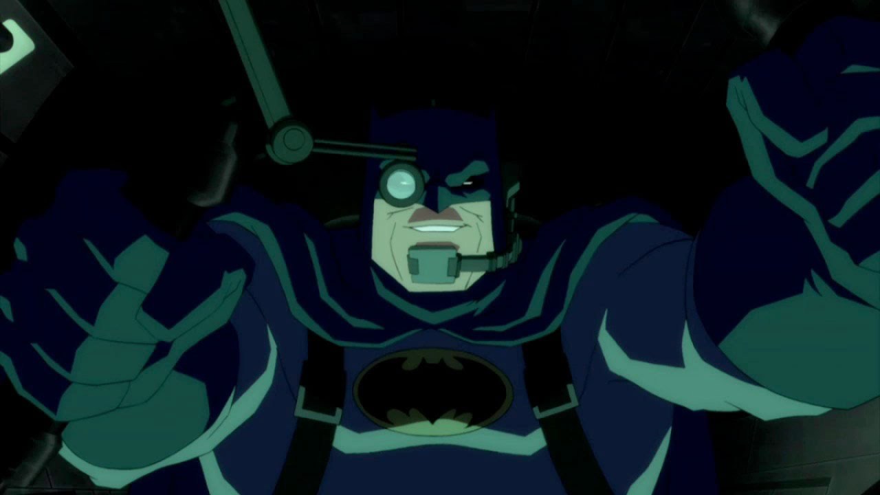 Animated Batman in The Dark Knight Returns.