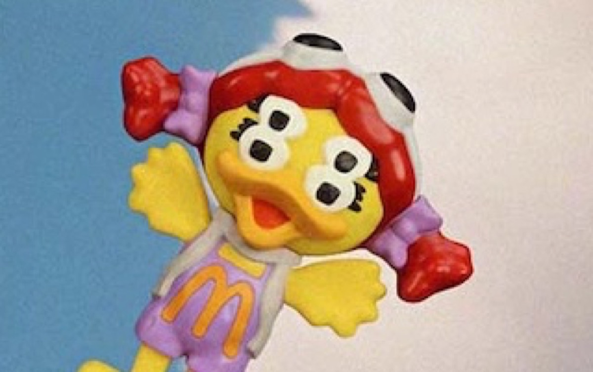 Birdie toy from McDonald's adult happy meal.